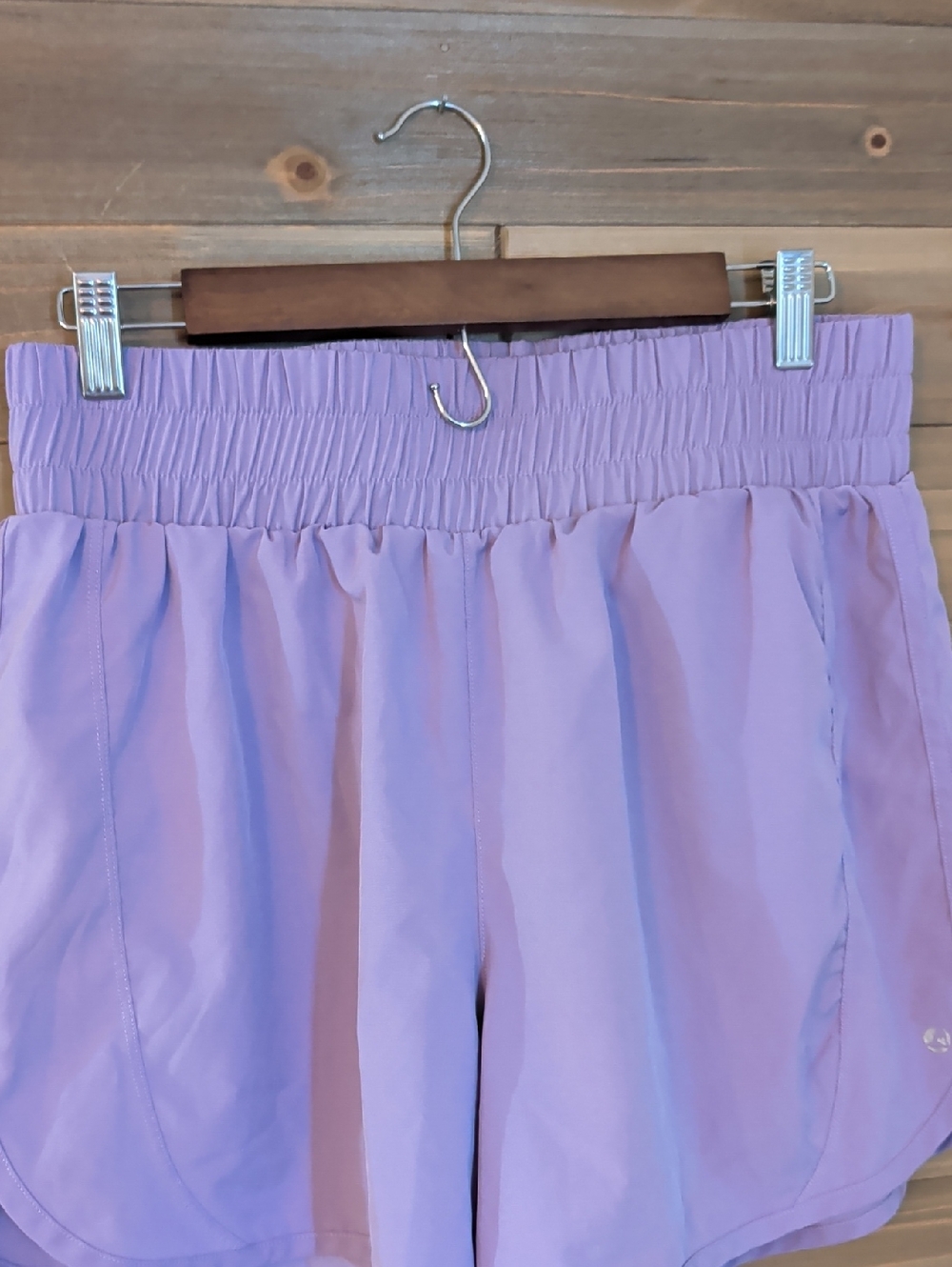 Legend Lilac Athletic Shorts with Elastic Waistband